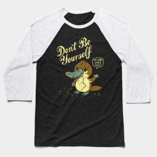 The Best Advice duck Baseball T-Shirt